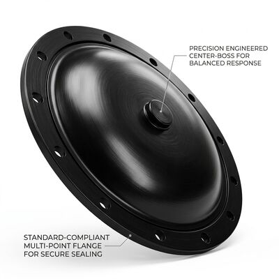 CR Neoprene Weather Resistant Valve Rubber Diaphragm Outdoor UV Ozone Proof Custom Molded