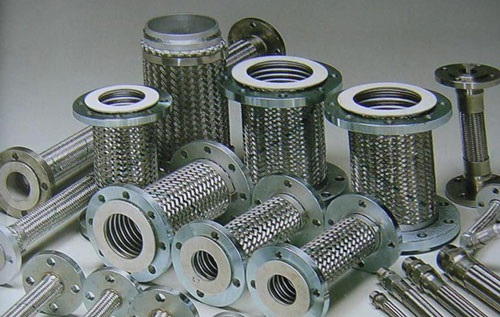 Stainless Steel Corrugated Metal Hose with Flange, DN 1/4-12 Inch
