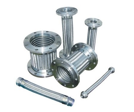 Stainless Steel Flexible DN 1/4-12 Inch Corrugated Metal Hose With Assembly Flange
