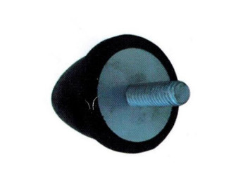 Mechanical Rubber Shock Absorber With Customized Size And Shape Black Absorbers