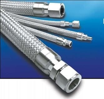 Custom Size PE/PTFE Braided Hydraulic Hose Mesh Explosion Proof Flexible Acid Alkali Resistant Pipe