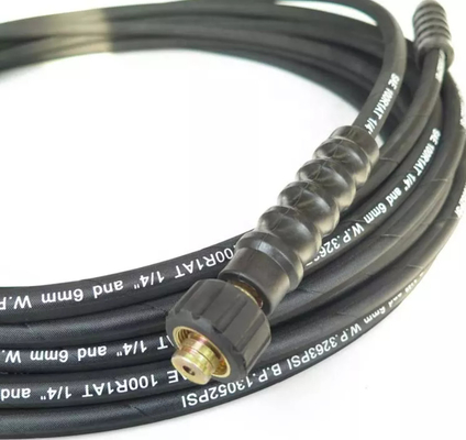Winding Concrete Pump Excavator Hydraulic Rubber Hose 45MPA