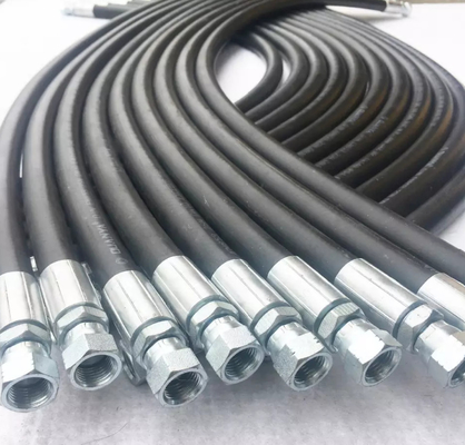 Textile Reinforcement Hydraulic Rubber Hose Oil Pipe Low Pressure Resistance SAE100 R6 EN854 R6