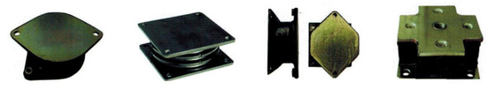 Easy Installation Rubber Shock Absorber With High Noise Reduction Low Maintenance
