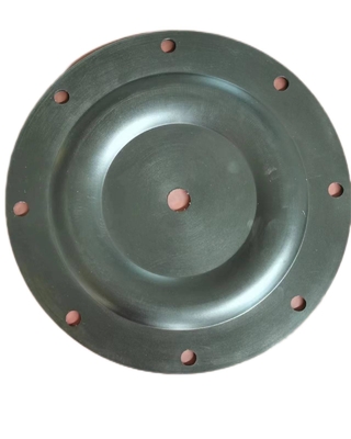 Black Valve Rubber Diaphragm With Exceptional Abrasion Resistance And Temperature Tolerance