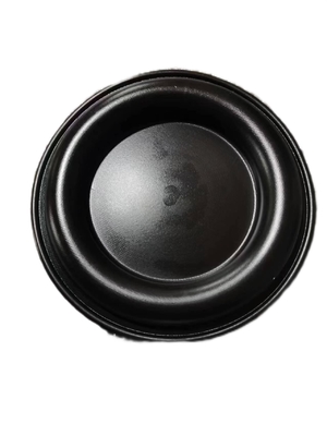 High Temperature Black Rubber Diaphragm Seals Round Shape 60-90 Shore A Hardness
