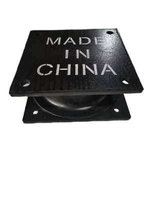 Lightweight Black Rubber Shock Absorber Cylindrical Design For Wide Temperature Range