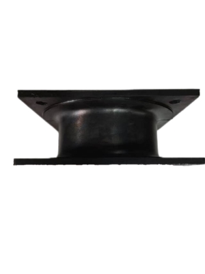 Durability Black Rubber Shock Absorber Light Weight Wide Temperature Range