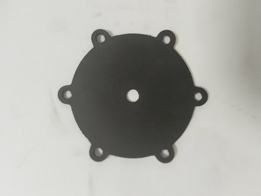 20C-80C Temperature Range Valve Rubber Diaphragm Low Compression Set Circular Design Suitable for Various Applications