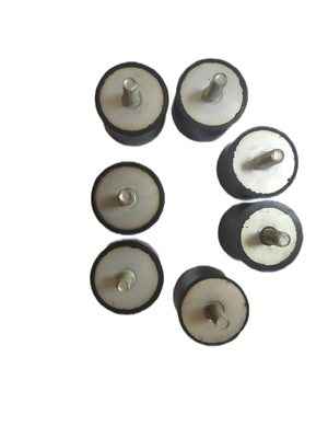 Rubber Shock Absorber Hardness Durometer Rating High 42mm For 50N/mm Axial Stiffness In Heavy-Duty Applications