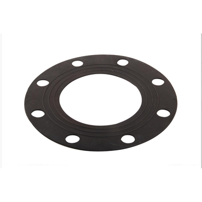 Smooth Surface Rubber Flange Gasket With High Heat Resistance 300% Elongation