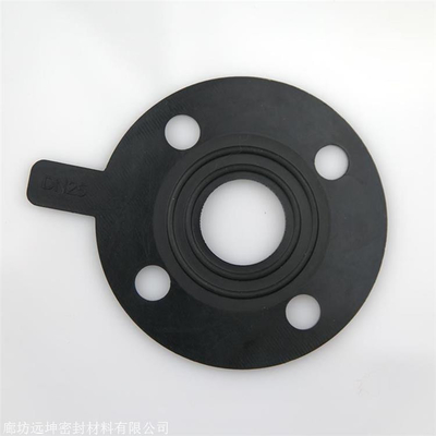 Various Sizes Rubber Flange Gasket With Excellent Acid Resistance And 300% Elongation
