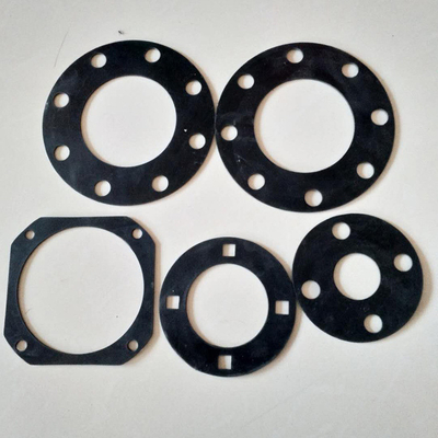 70 Shore A Hardness Rubber Flange Gasket With 25% Compression Set And Various Sizes