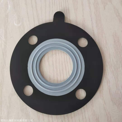 Various Sizes Rubber Flange Gasket with Excellent Acid Resistance and 70 Shore A Hardness