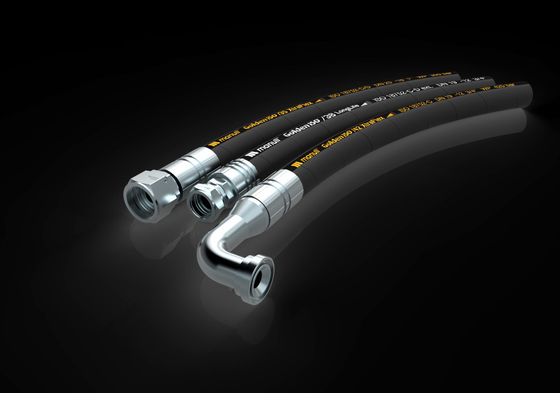 Hydraulic Pressure Hose 680 Bar Burst Pressure Compatible With Hydraulic Fluids For Heavy-Duty Applications