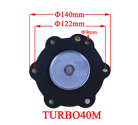 TURBO Charger Pulse Valve Diaphragm Custom Dimension NBR NR CR FR Rubber Materials